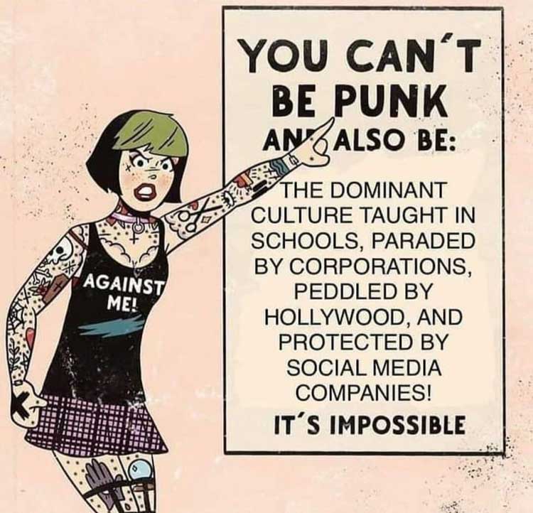 Read more about the article globocorporate punk isn’t punk