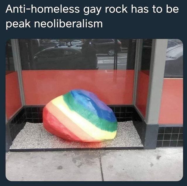 anti homeless rock