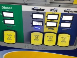 fjb stickers on gas pumps