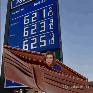 nancy pelosi rubbing hands gas prices