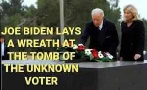 biden at tomb of unknown soldier