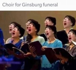 Read more about the article choir for Ginsburg funeral