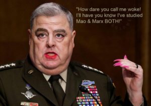 mark milley chairman of the joint chiefs lipstick