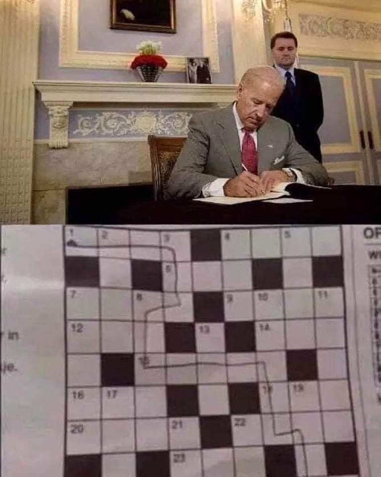 biden crossword puzzle