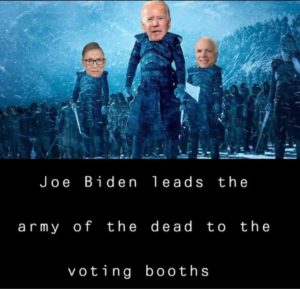 biden leads army of dead