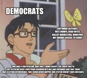democrats with butterfly