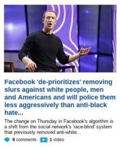 facebook deprioritizes removing slurs