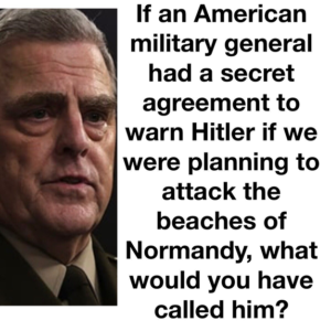 general mark milley call traitor
