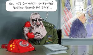 general mark milley on the phone