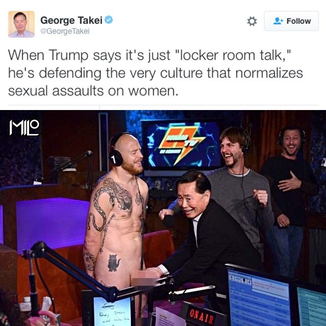 Read more about the article George Takei, massive hypocrite