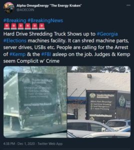 hard drive shredding truck georgia