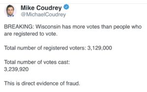 wisconsin more votes than registered