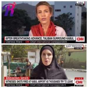 cnn female reporter kabul afghanistan head covering