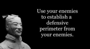 joe tzu sun tzu use enemies to form perimeter