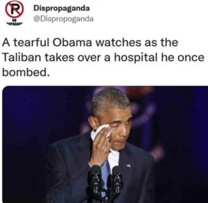 obama wiping away tears