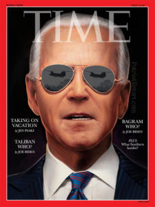 time magazine cover with joe biden sunglasses afghanistan