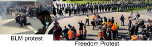 australia freedom protest blm
