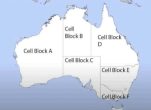 australia map cell block