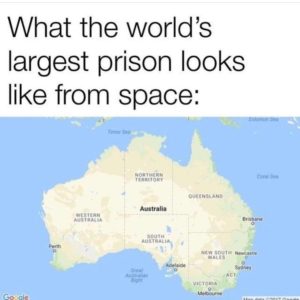 australia map from space