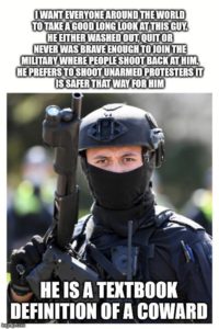australian police officer riot gear