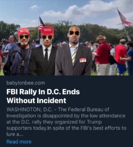 fbi feds at justice for j6 rally babylon bee