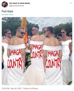 fbi feds at justice for j6 rally met gala dresses