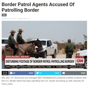 Read more about the article Border Patrol agents accused of patrolling border