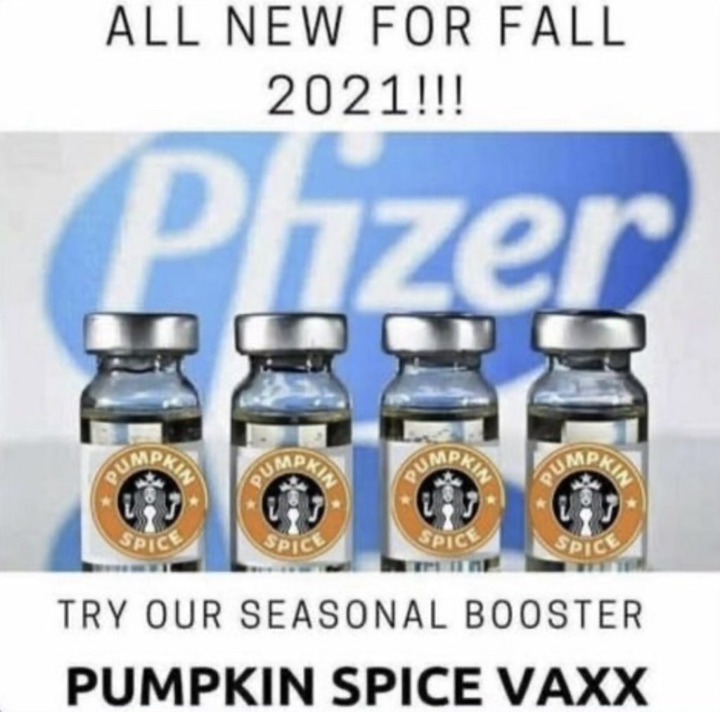 pfizer pumpkin spice