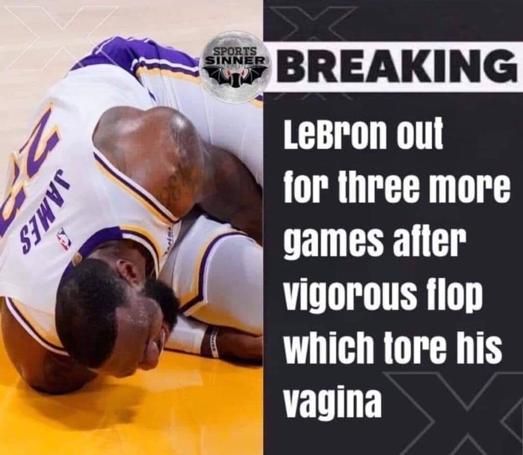 Read more about the article Lebron out again