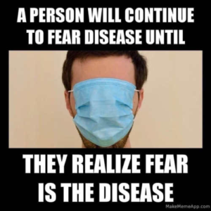 Read more about the article fear is the disease