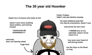 30 year old hoonker