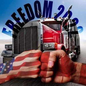 american flag canada flag freedom 2022 truck