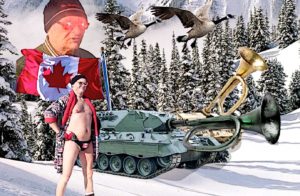 canada montage tank in snow