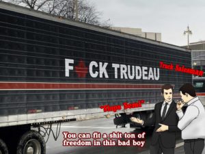 canada trucker protest freedom in this