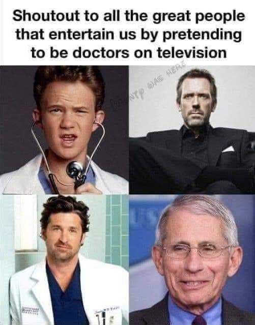 Read more about the article they just play doctor on TV