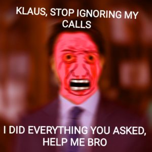 klaus stop ignoring my calls