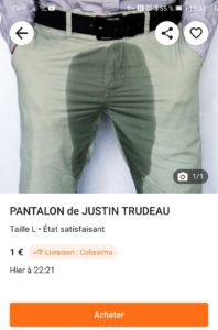 pantalon de trudeau