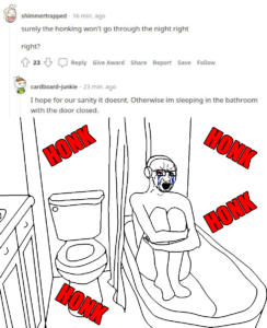 reddit ottawa cant hear honking in bathroom