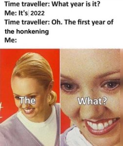 time traveler the honkening