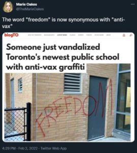 toronto freedom graffiti
