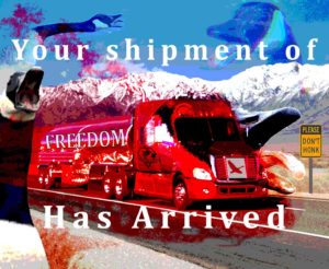 your shipment of freedom has arrived