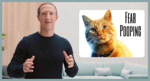 zuckerberg cat fear pooping