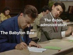 Read more about the article the Babylon Bee is not supposed to be an instruction manual
