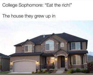 Read more about the article eat the rich (except me)