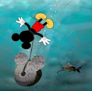 mickey mouse millstone cast into the sea