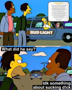 bud light apology what did he say homer simpson