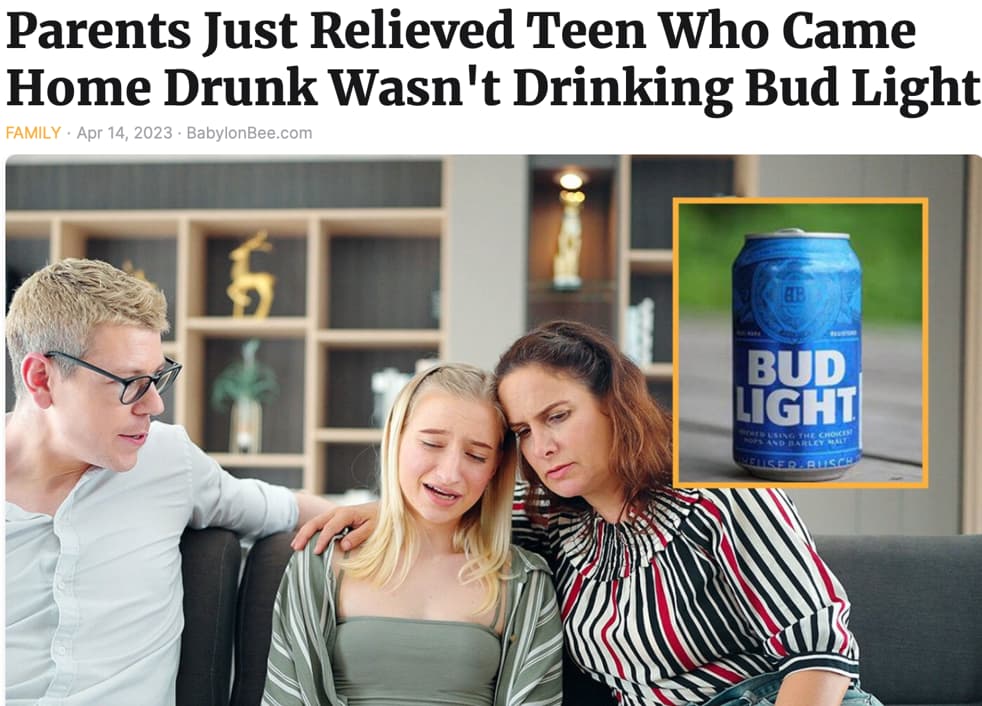 Read more about the article talk to your teens about Bud Light