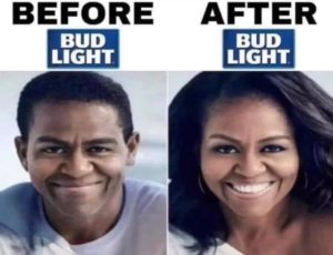 michelle obama before bud light after bud light