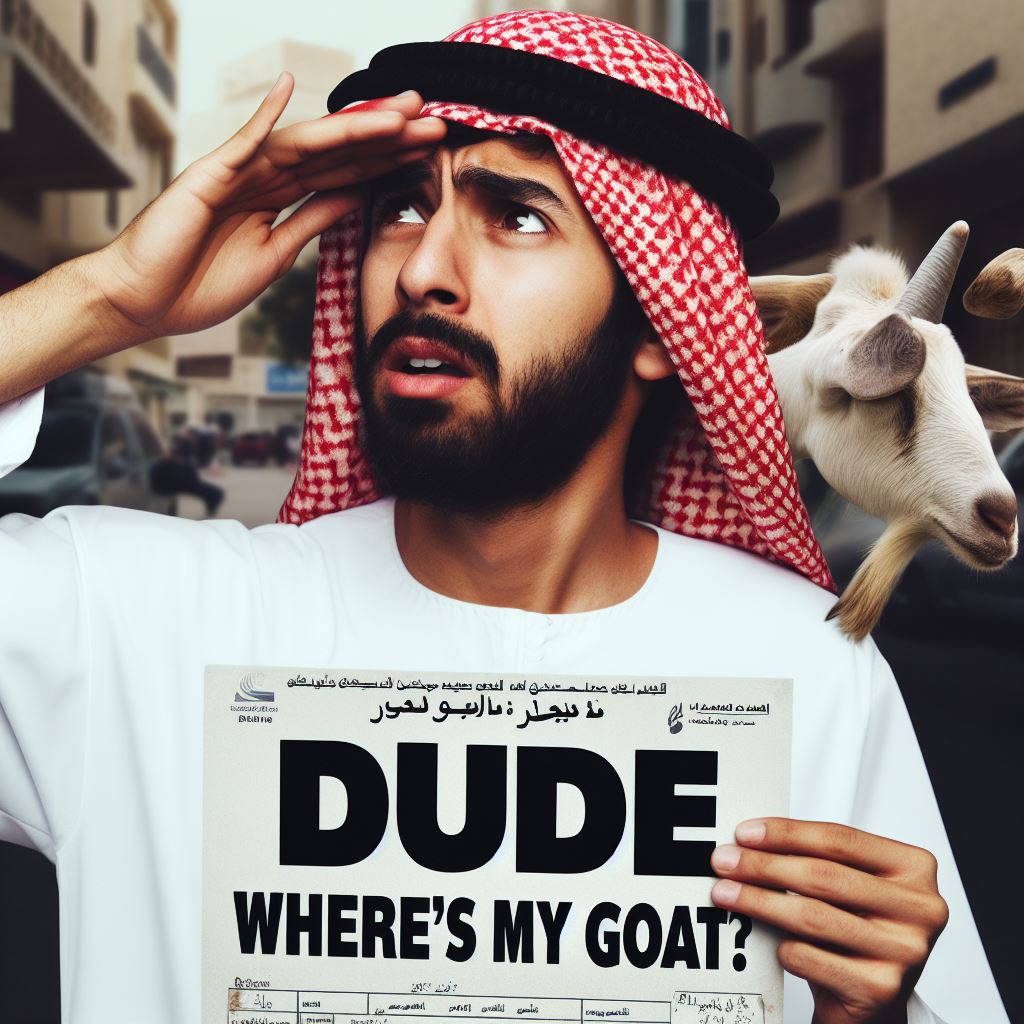 Read more about the article dude, where’s my goat?