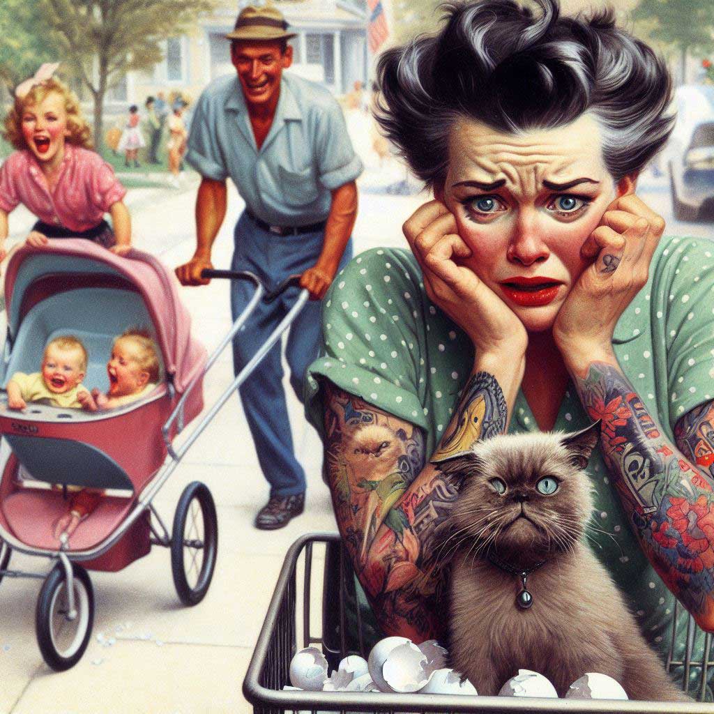 tattoo-woman-cat-mom-pushing-car-in-stroller.jpg